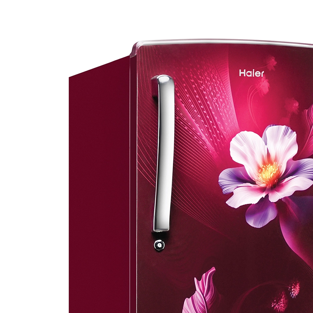 Haier 253 L  2 Star  Red Karen  Single Door Refrigerator